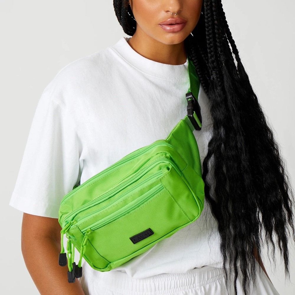 Neon Green Crossbody Waist Bag